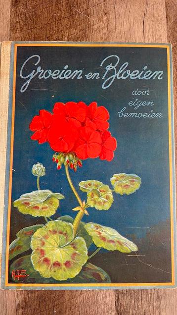 Plaatjes album -Groeien en Bloeien- Douwe  Egberts ‘38 beschikbaar voor biedingen