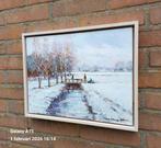 VAN NOORT, wintergezicht - landschap, Antiek en Kunst, Kunst | Schilderijen | Klassiek, Ophalen of Verzenden