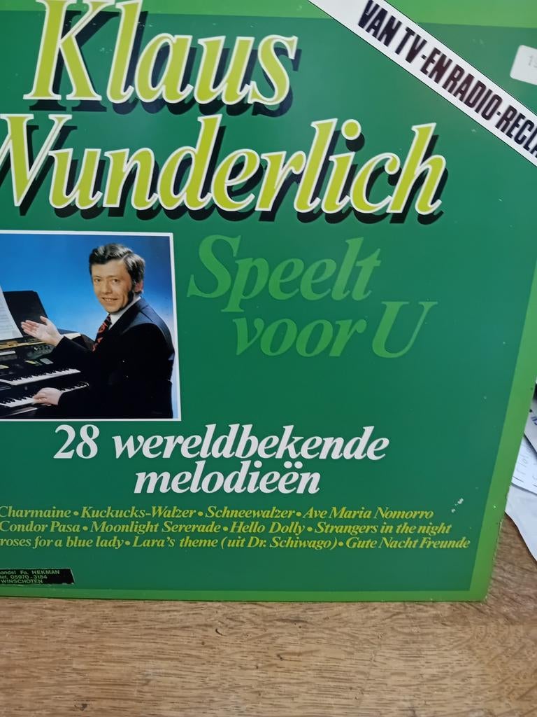 LP  Klaus Wunderlich  28 wereldbekende melodieën., Ophalen of Verzenden, Gebruikt, 12 inch