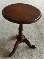 Bijzettafel hout, rond, Antiek en Kunst, Ophalen
