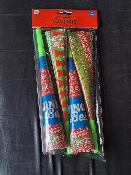 Foute Kersttrui Toeters (4 Stuks), Diversen, Kerst, Nieuw, Ophalen of Verzenden