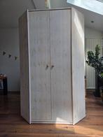 Liftetime Hoekkast - White Wash, Huis en Inrichting, Kasten | Kledingkasten, Ophalen, 100 tot 150 cm, Met hangruimte, Zo goed als nieuw