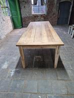 270 cm lange boerentafel met 2 laden, Gebruikt, Nb., 200 cm of meer, Ophalen of Verzenden