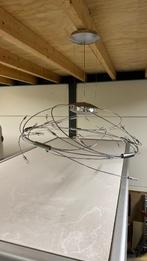 Escale Spin hanglamp van roestvrij staal - 30 lampjes, Huis en Inrichting, Lampen | Hanglampen, Ophalen, Zo goed als nieuw, Glas