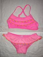 Neon roze bikini maat 98 - 104, Gebruikt, Maat 98, Bikiniset, Meisje