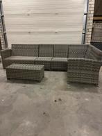 Nieuwe Wicker loungeset /cornerset / zonder kussens., Tuin en Terras, Wicker, 6 zitplaatsen, Zo goed als nieuw, Loungeset