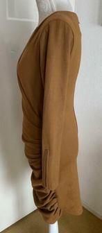 Given suedelook jurk maat S in nieuwstaat, Bruin, Nieuw, Ophalen of Verzenden, Maat 36 (S)