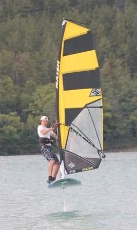 Foil spullen naish lift 5.7 foil en leuk board, Watersport en Boten, Windsurfen, Gebruikt, Minder dan 250 cm, Ophalen