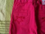Roze jeans met sterren op kontzak, maat 122., Ophalen of Verzenden, Zo goed als nieuw, Meisje, Broek