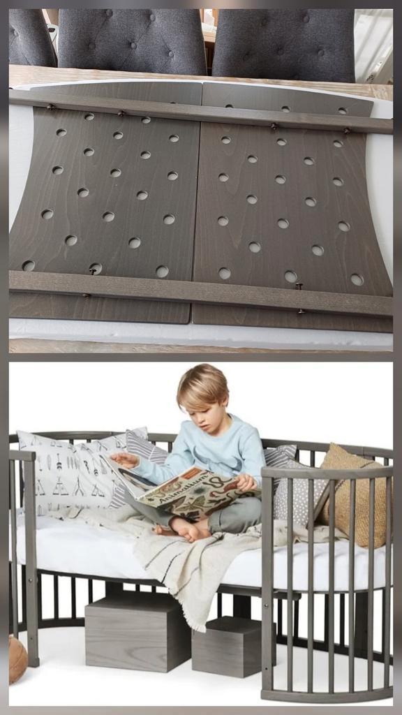 Stokke Sleepi Uitbreidingsset JUNIORBED BODEM + MATRAS, Kinderen en Baby's, Kinderkamer | Bedden, 160 tot 180 cm, 70 tot 85 cm