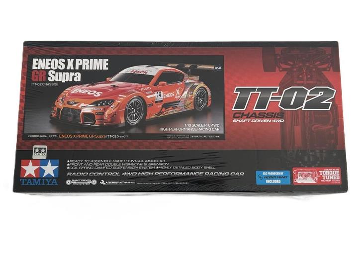 Tamiya 47514 1:10 RC ENEOS X Prime GR Supra rc auto, Hobby en Vrije tijd, Modelbouw | Radiografisch | Auto's, Nieuw, Auto onroad