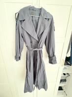 Donkerblauwe trenchcoat - Maat 38, Ophalen of Verzenden, Zo goed als nieuw, Maat 38/40 (M), Blauw