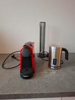 Nespresso apparaat met melkschuimer en cupjeshouder, Ophalen, Gebruikt