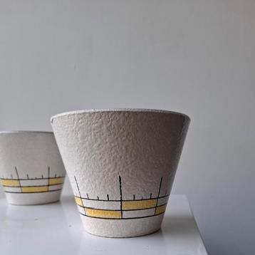 ADCO bloempot vintage keramiek midcentury beschikbaar voor biedingen