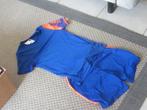 Adidas climalite sportset 176 sportbroek sportshirt nieuw, Nieuw, Maat 46 (S) of kleiner, Blauw, Algemeen