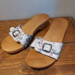 Nieuwe zomer open klompen klomp slipper maat 38, Schoenen met lage hakken, Wit, Nieuw, Ophalen of Verzenden