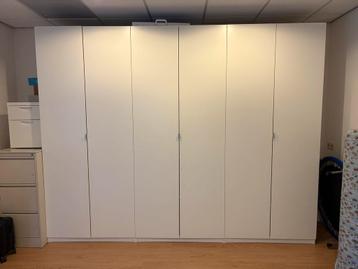 3 witte IKEA kasten met deuren - 100x60x230 cm - afbeelding 2
