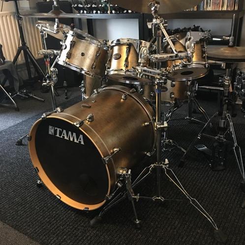7 Dlg Drumstel (Shell St) in de kleur “Gold Crack”., Muziek en Instrumenten, Drumstellen en Slagwerk, Zo goed als nieuw, Overige merken