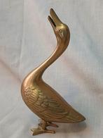 Messing beeld: eend, gans, Ophalen of Verzenden