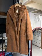 Jas teddy bruin cognac maat L, Ophalen, Bruin, Maat 42/44 (L), Zo goed als nieuw