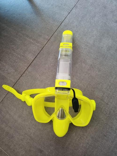 Duikbril met snorkel maat L/XL, Watersport en Boten, Snorkelen, Zo goed als nieuw, Ophalen of Verzenden