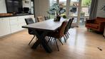 Eetkamer tafel Tavolo + dressoir Hevano massief eiken, Huis en Inrichting, Tafels | Eettafels, Ophalen, Kunststof, 200 cm of meer