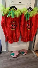 Tomatenpakjes met muts - Carnaval of themafeest, Maat 38/40 (M), Carnaval, Ophalen of Verzenden, Kleding
