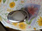 Lepeldoosje + 5 Lepeltjes Gero Zilmeta Nr. 739,(adv.319), Ophalen of Verzenden, Gebruikt, Rvs of Chroom, Los bestek