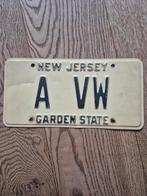New Jersey Kentekenplaat - A VW, Ophalen of Verzenden