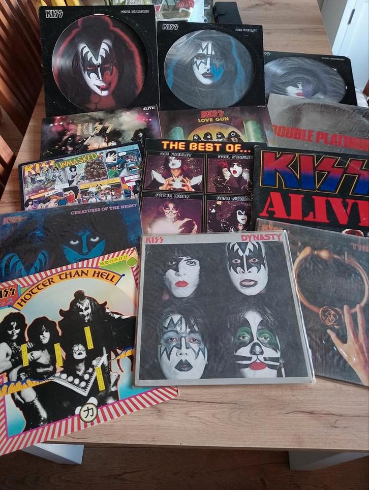 KISS 13 LP,S, Cd's en Dvd's, Vinyl | Hardrock en Metal, Zo goed als nieuw, Ophalen of Verzenden