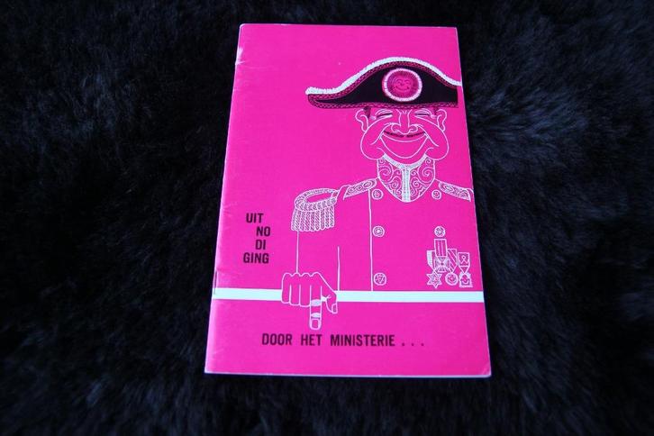 uitnodiging....door het ministerie, Verzamelen, Muziek, Artiesten en Beroemdheden, Gebruikt, Overige typen, Ophalen of Verzenden