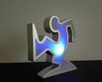 Keith Haring / La Linea Lamp Osvaldo Cavandoli zilver Nieuw!, Ophalen of Verzenden