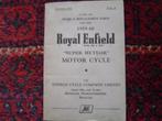 Royal Enfield 1959 1960 Super Meteor motorcycle parts list, Motoren, Overige merken