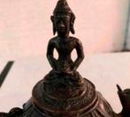 Beeld Javaanse antiek Bronzen Kundika Boeddha Draak., Ophalen of Verzenden