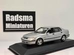 Saab 9-5 Sedan - Silver - 1:43 Minichamps, Auto, Ophalen of Verzenden, Zo goed als nieuw, MiniChamps