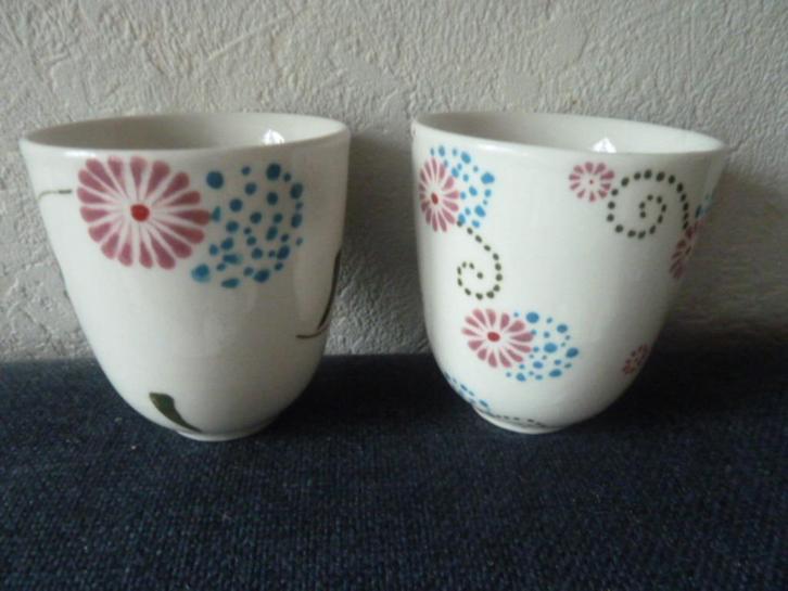 FairTrade Mokjes uit Vietnam, Huis en Inrichting, Keuken | Servies, Zo goed als nieuw, Kop(pen) en/of Schotel(s), Overige stijlen