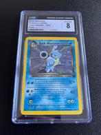 Dark Blastoise Holo #3/82 Team Rocket CGC 8 met Swirl, Ophalen of Verzenden, Zo goed als nieuw, Losse kaart
