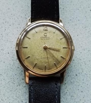 Consul vintage Zwitsers automatisch herenhorloge 30 jewels  beschikbaar voor biedingen