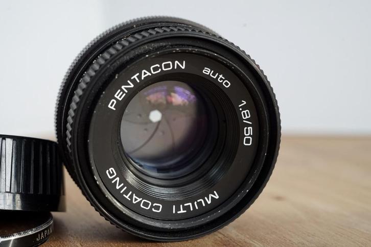 ✅ M42 , 50mm Prime, FF,TOP, Rikenon Pentacon, Sony E adapter, Audio, Tv en Foto, Fotografie | Lenzen en Objectieven, Gebruikt