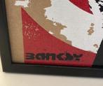 Banksy : werk beperkt tot 50 exemplaren. ingelijst verkocht, Antiek en Kunst, Verzenden