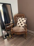 Antieke fauteuil, Huis en Inrichting, Fauteuils, Ophalen, Gebruikt, Minder dan 75 cm, 50 tot 75 cm