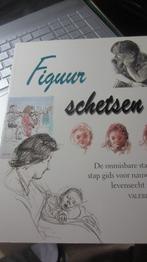 Figuur schetsen ,levensecht tekenen.Boek, Ophalen of Verzenden, Zo goed als nieuw, Boek of Gids