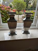 RVS Kleurige Vazen - Set van 2, Overige materialen, Gebruikt, Overige kleuren, Ophalen of Verzenden