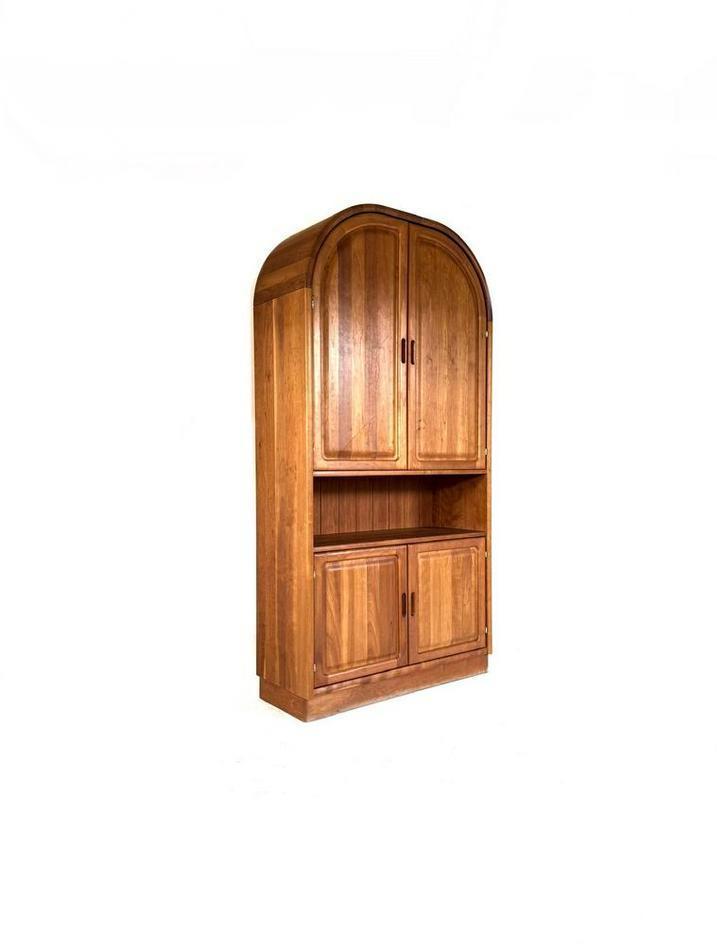 Vintage teakhouten boogkast, Dyrlund ‘70, Huis en Inrichting, Kasten | Wandmeubels, Zo goed als nieuw, 200 cm of meer, Minder dan 150 cm