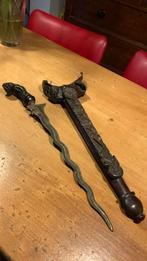 Kris of keris uit Bali, coromandelhout, cobras, Ophalen of Verzenden