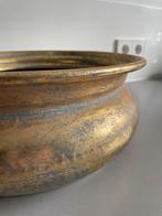 *** Super Mooi!! Deze grote goudkleurige schaal/pot ***, Huis en Inrichting, Ophalen, Zo goed als nieuw