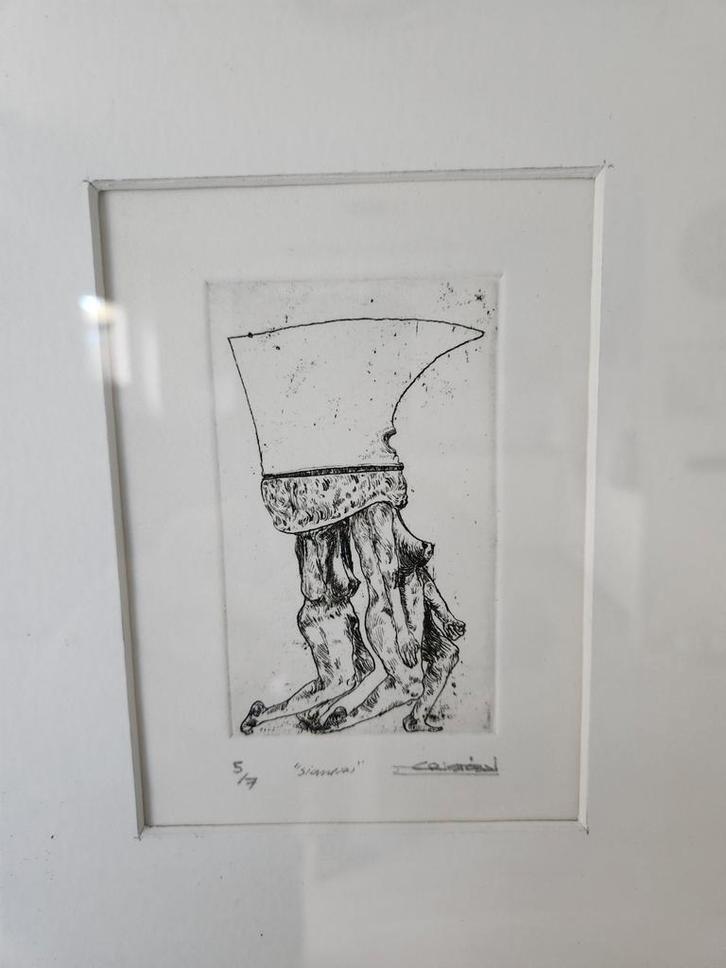 Ets - Cristobal, Antiek en Kunst, Kunst | Etsen en Gravures, Ophalen