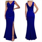 nieuwe galajurk maat 34 en 38 blauw (kort model), Galajurk, Blauw, All2wish4, Nieuw