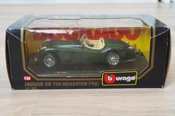 Bburago Jaguar XK 120 roadster, 1948 schaal 1:24