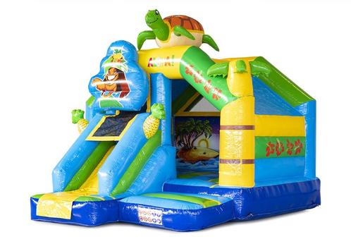 Te koop Springkussen Slide Combo Hawaii, Hobby en Vrije tijd, Feestartikelen | Verhuur, Nieuw, Overige, Ophalen